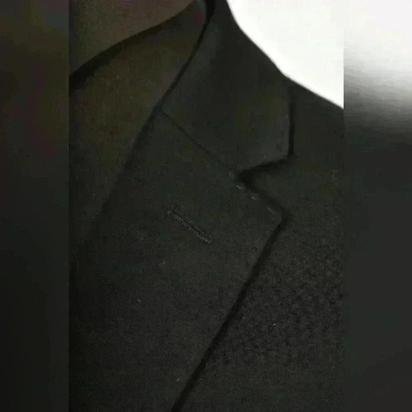 NWT SELECTED HOMME Black Viscose Nylon Stretch Slim Fit Soft Blazer Jacket 40R - Picture 9 of 12